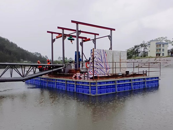 高分子聚乙烯浮筒结构取水泵船